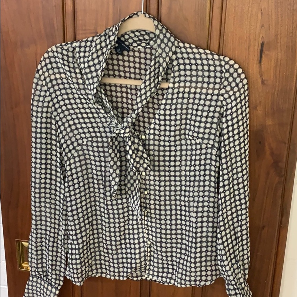 Banana Republic semi sheer blouse